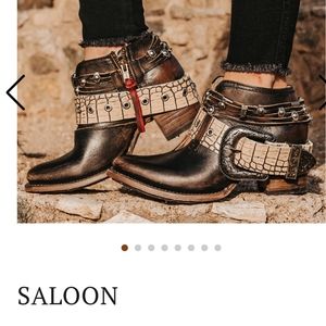 Freebird Saloon Bootie size 9 black NWT